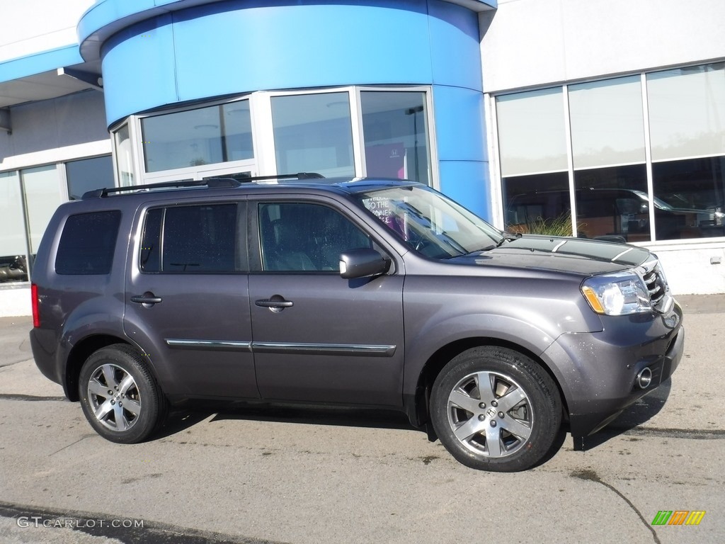 2015 Pilot Touring 4WD - Modern Steel Metallic / Black photo #2