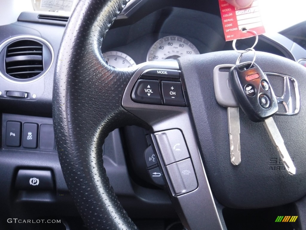 2015 Pilot Touring 4WD - Modern Steel Metallic / Black photo #19