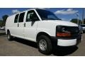Summit White 2017 Chevrolet Express 3500 Cargo Extended WT Exterior