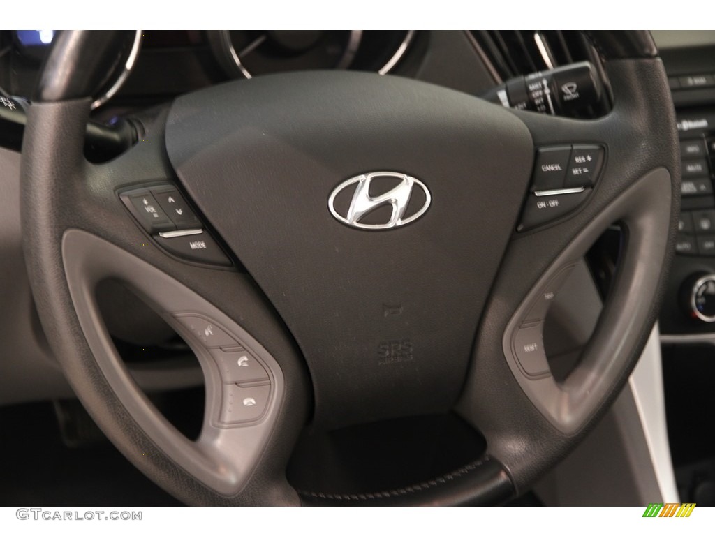 2011 Sonata SE - Iridescent Silver Blue Metallic / Gray photo #6