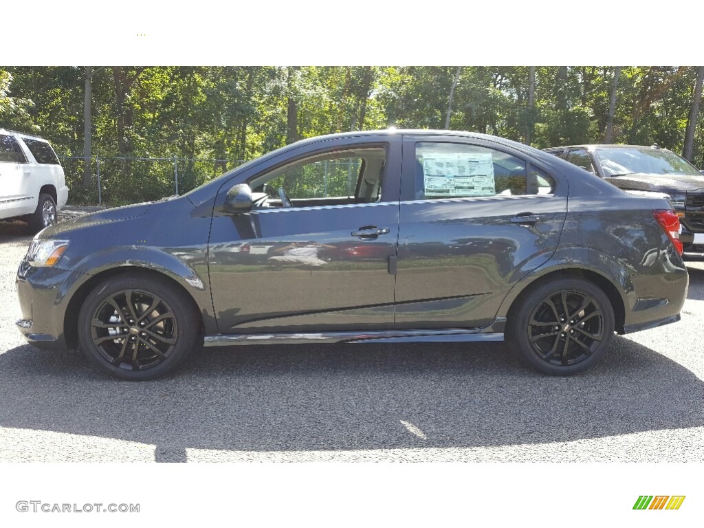 Nightfall Gray Metallic 2017 Chevrolet Sonic Premier Sedan Exterior Photo #115730617