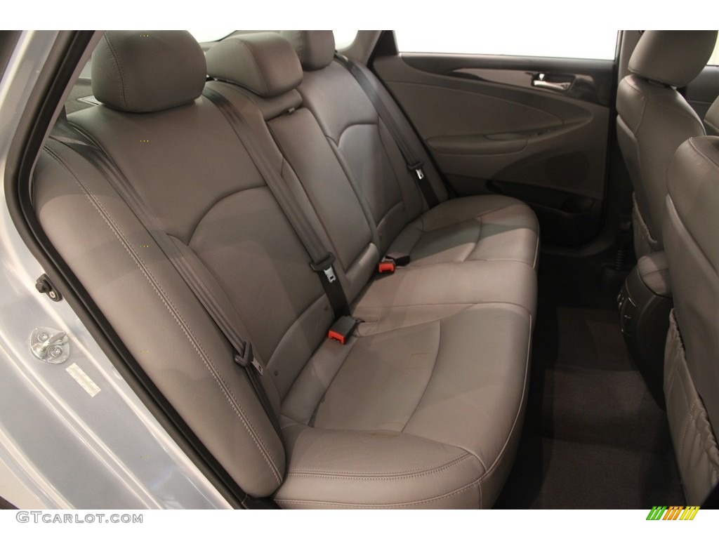 2011 Sonata SE - Iridescent Silver Blue Metallic / Gray photo #14