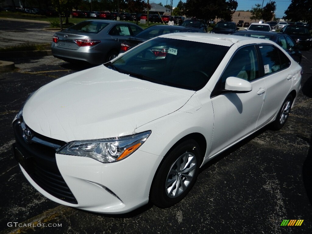 2017 Camry LE - Super White / Ash photo #1