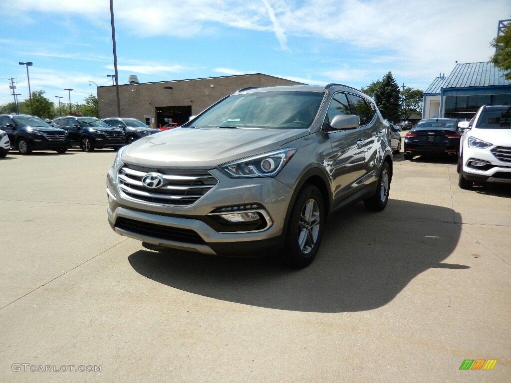 2017 Santa Fe Sport AWD - Mineral Gray / Gray photo #1