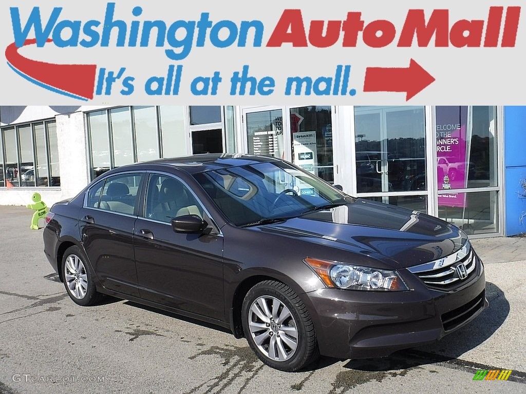 2011 Accord EX Sedan - Dark Amber Metallic / Ivory photo #1