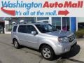 Alabaster Silver Metallic 2011 Honda Pilot EX 4WD