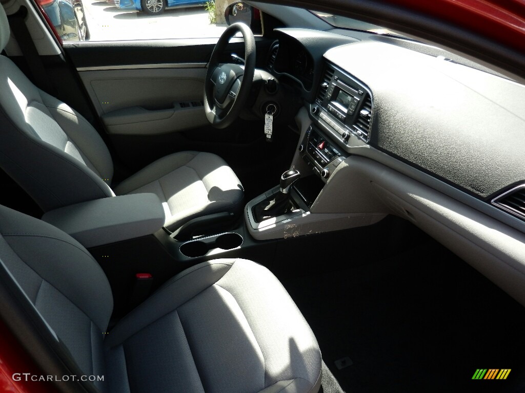 2017 Elantra SE - Red / Gray photo #3