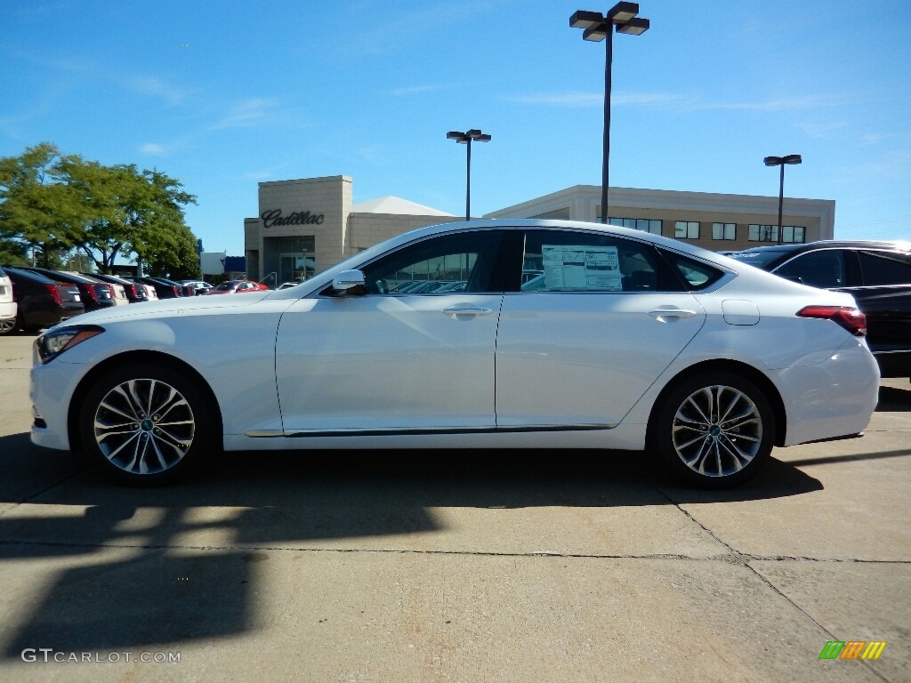 Casablanca White 2017 Hyundai Genesis G80 AWD Exterior Photo #115733518