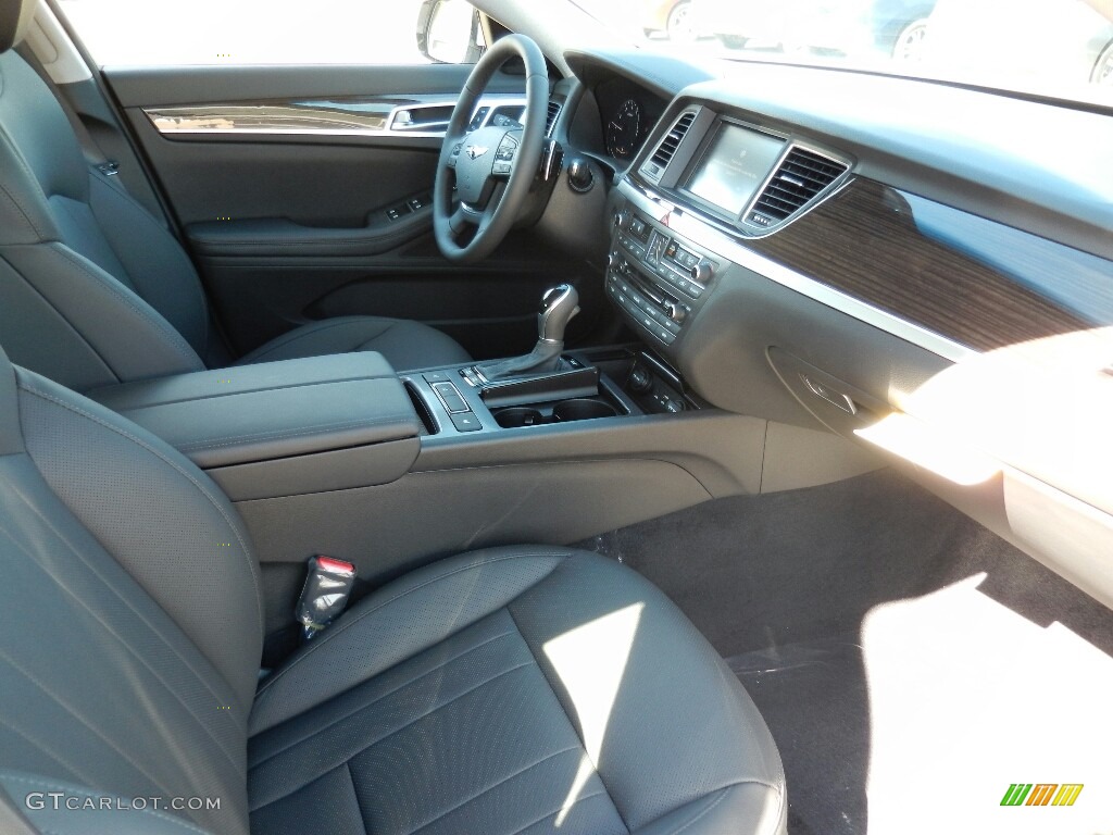 2017 Genesis G80 AWD - Casablanca White / Black Monotone photo #3