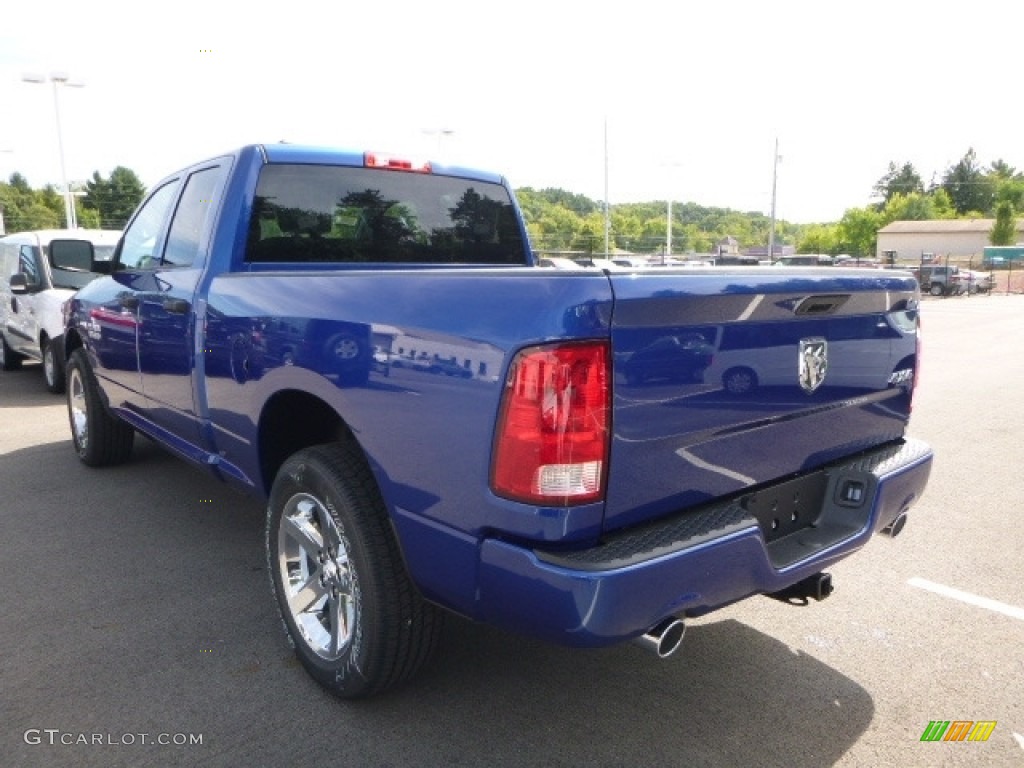 Blue Streak Pearl 2017 Ram 1500 Express Quad Cab 4x4 Exterior Photo #115736020