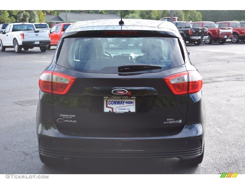 2015 C-Max Hybrid SEL - Tuxedo Black Metallic / Medium Light Stone photo #4