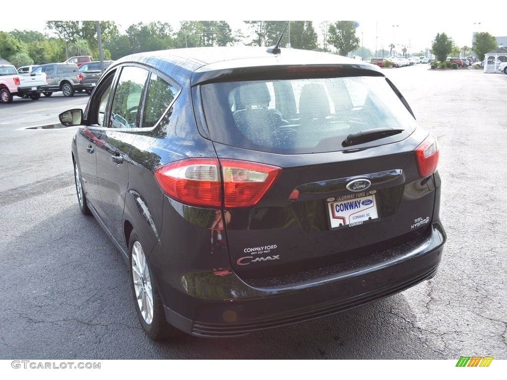 2015 C-Max Hybrid SEL - Tuxedo Black Metallic / Medium Light Stone photo #8