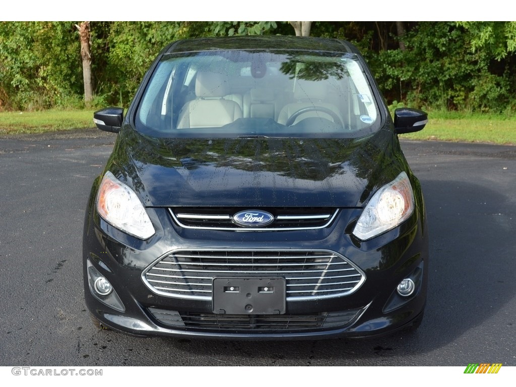 2015 C-Max Hybrid SEL - Tuxedo Black Metallic / Medium Light Stone photo #11