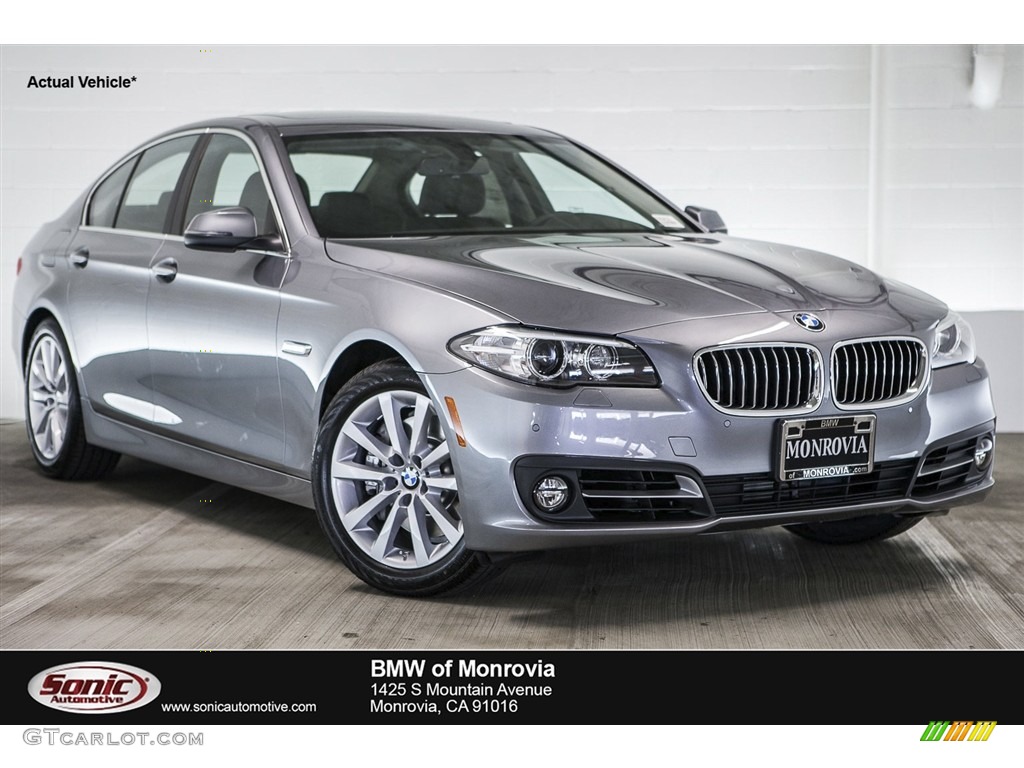 2016 5 Series 535i Sedan - Space Grey Metallic / Black photo #1