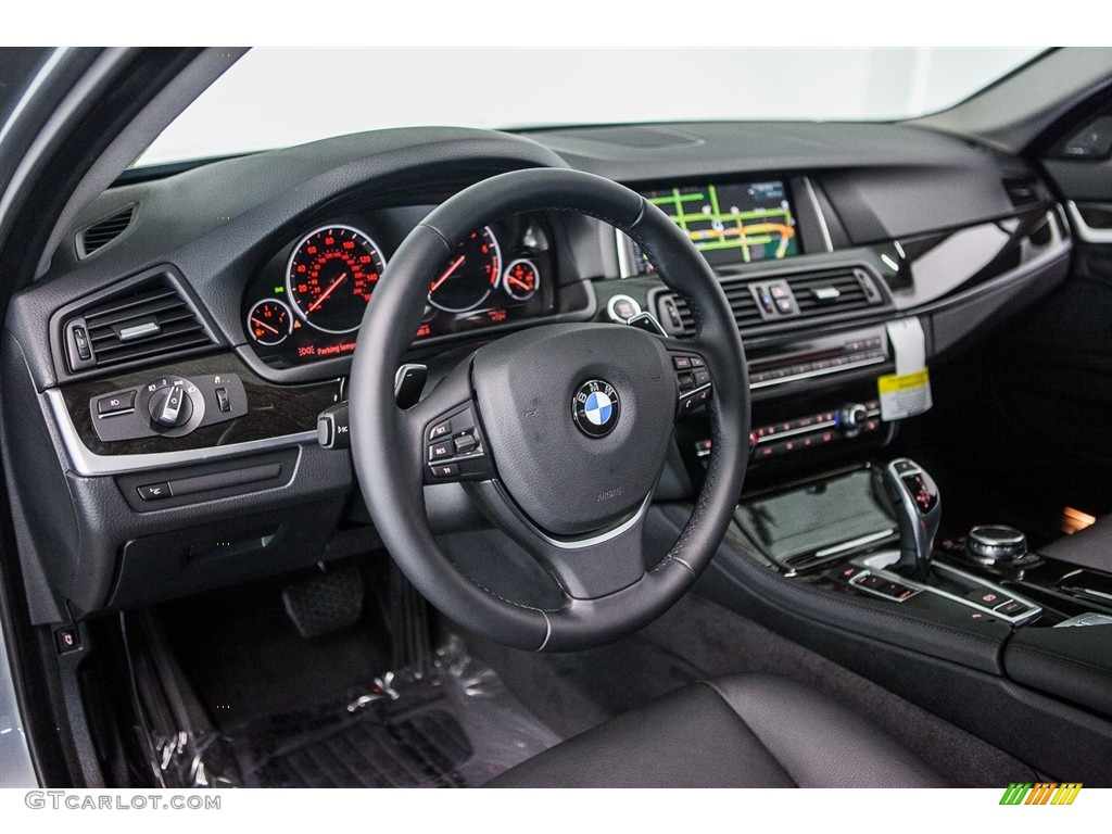 2016 5 Series 535i Sedan - Space Grey Metallic / Black photo #6