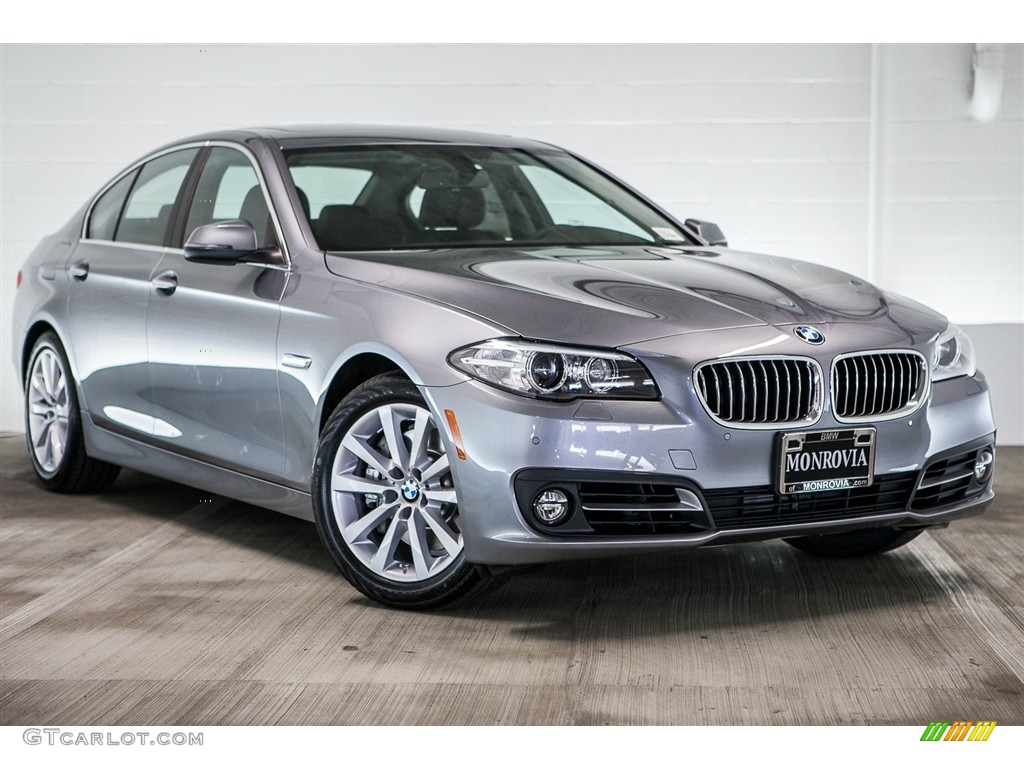 2016 5 Series 535i Sedan - Space Grey Metallic / Black photo #12