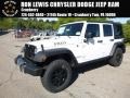 2016 Bright White Jeep Wrangler Unlimited Sport 4x4  photo #1