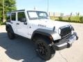 2016 Bright White Jeep Wrangler Unlimited Sport 4x4  photo #10