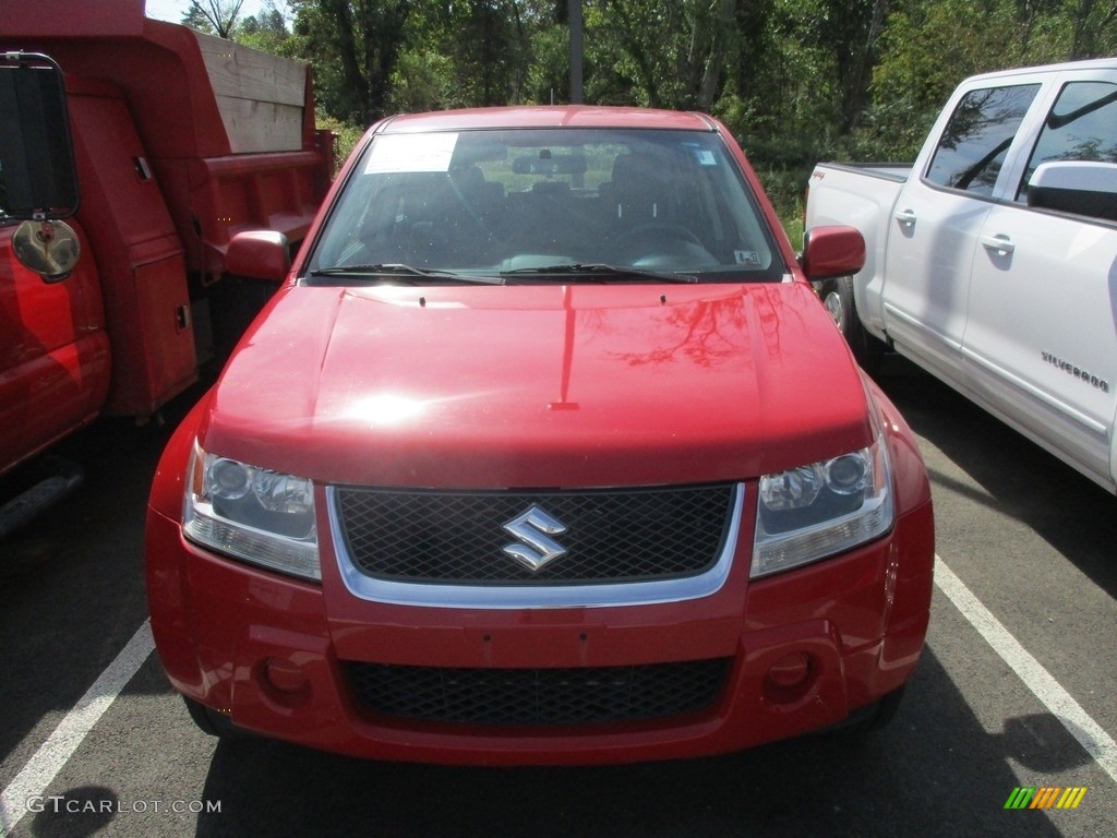 2006 Grand Vitara 4x4 - Racy Red / Black photo #2