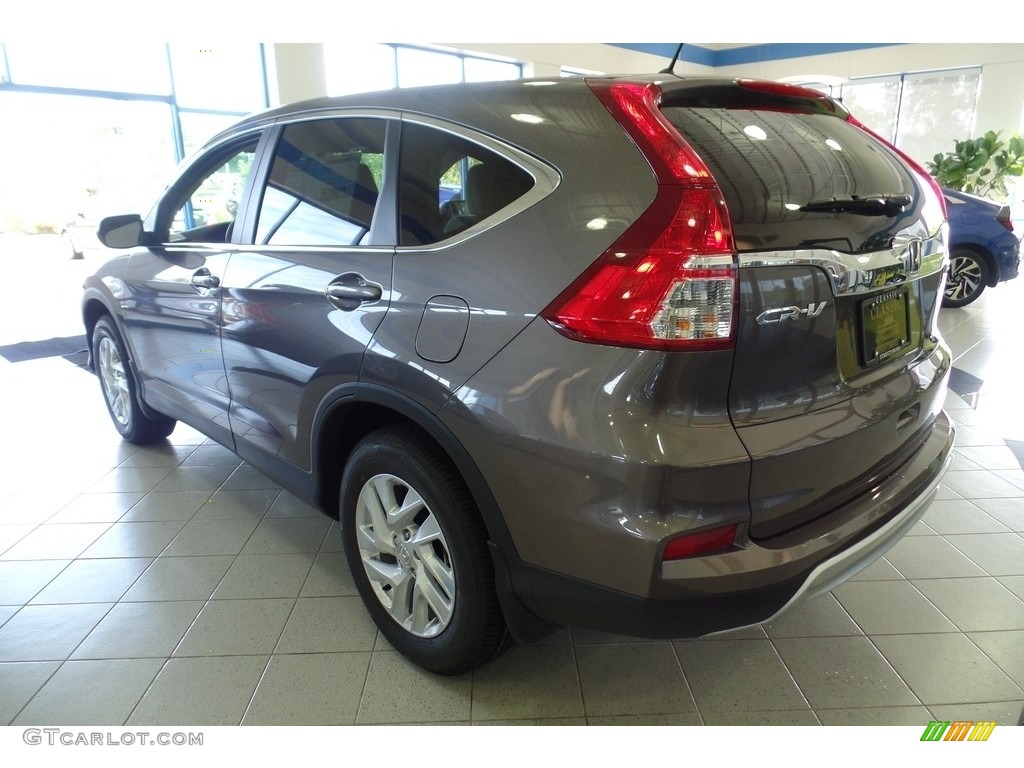 2016 CR-V EX AWD - Urban Titanium Metallic / Beige photo #2