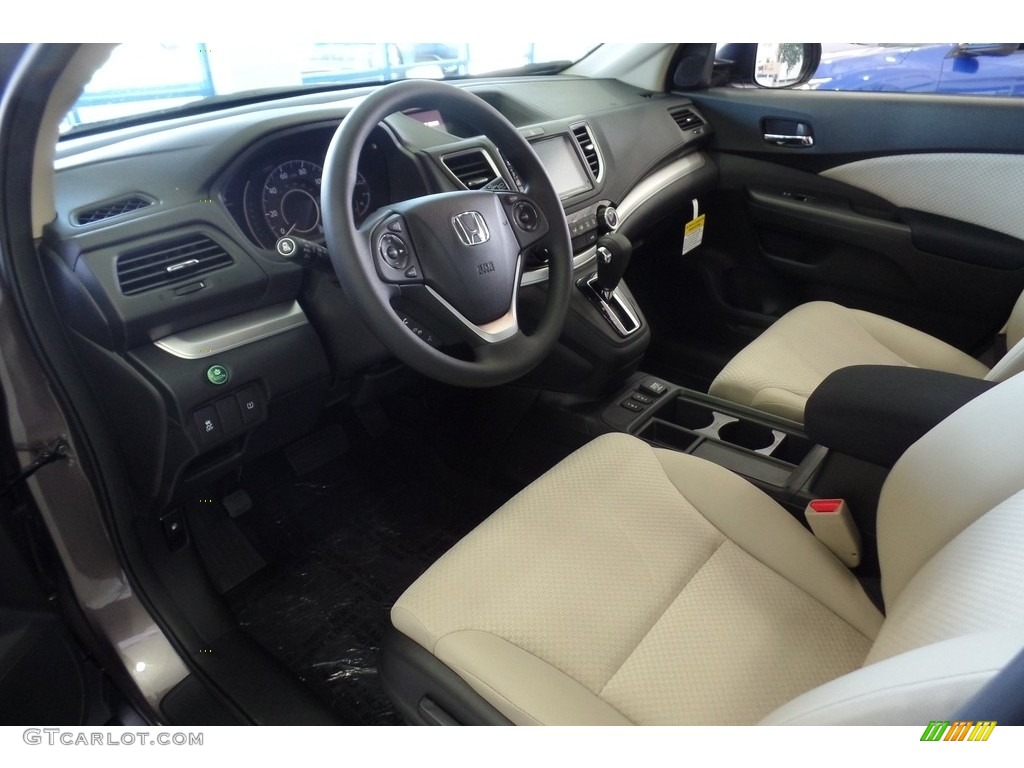 Beige Interior 2016 Honda CR-V EX AWD Photo #115741276