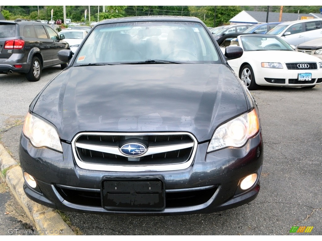 2008 Legacy 2.5i Limited Sedan - Diamond Gray Metallic / Off Black photo #2