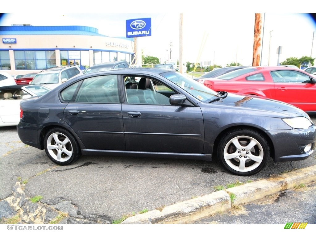 2008 Legacy 2.5i Limited Sedan - Diamond Gray Metallic / Off Black photo #4