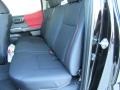 2017 Toyota Tacoma Black/Red Interior Rear Seat Photo