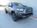 2017 Magnetic Gray Metallic Toyota Tacoma TRD Sport Double Cab  photo #2