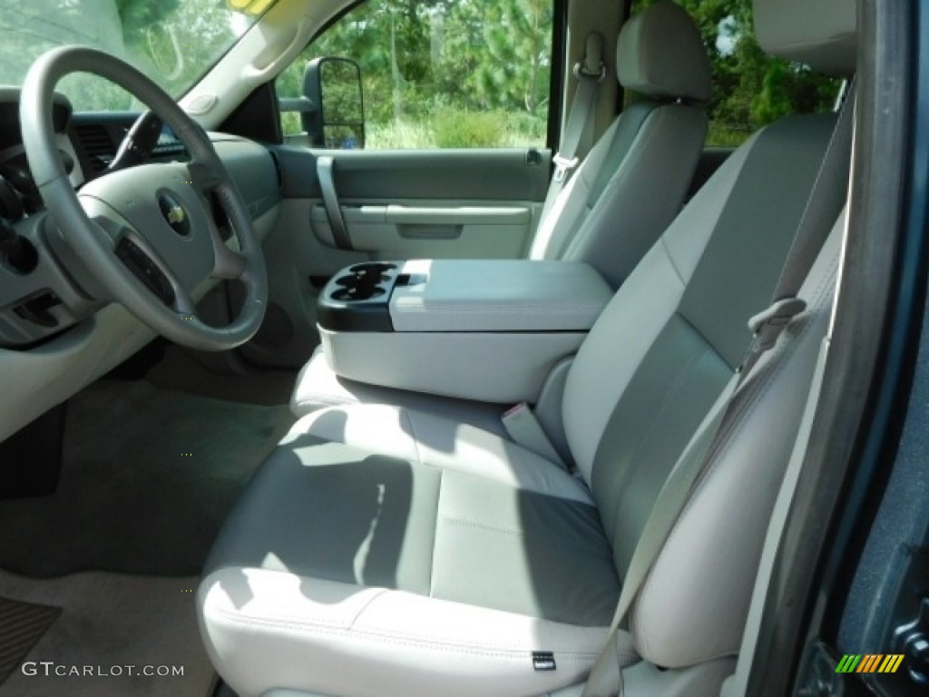 2013 Silverado 2500HD LT Crew Cab 4x4 - Blue Granite Metallic / Light Titanium/Dark Titanium photo #4