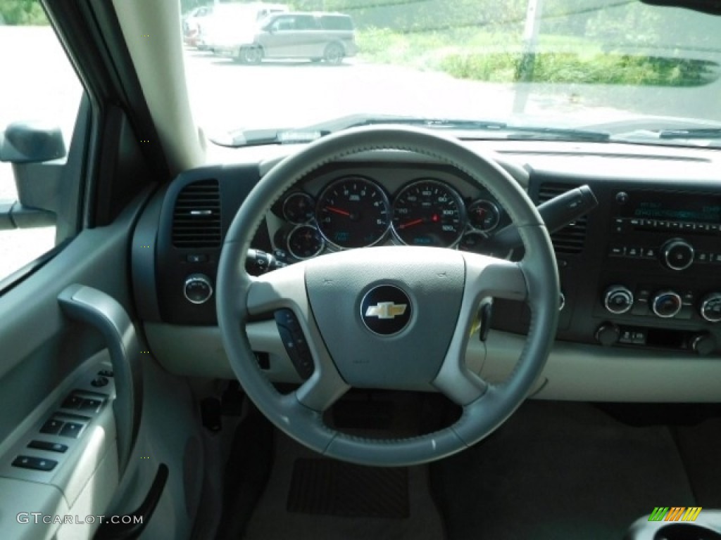 2013 Silverado 2500HD LT Crew Cab 4x4 - Blue Granite Metallic / Light Titanium/Dark Titanium photo #6