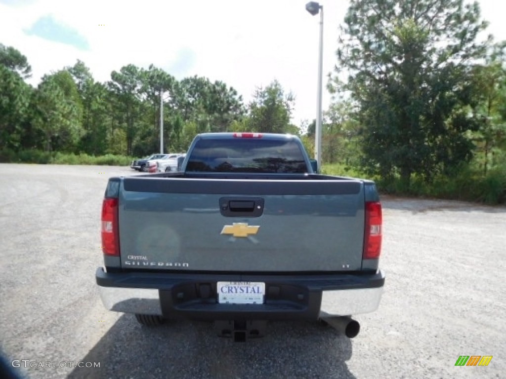 2013 Silverado 2500HD LT Crew Cab 4x4 - Blue Granite Metallic / Light Titanium/Dark Titanium photo #7