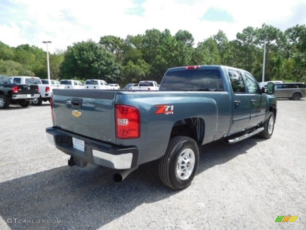 2013 Silverado 2500HD LT Crew Cab 4x4 - Blue Granite Metallic / Light Titanium/Dark Titanium photo #8