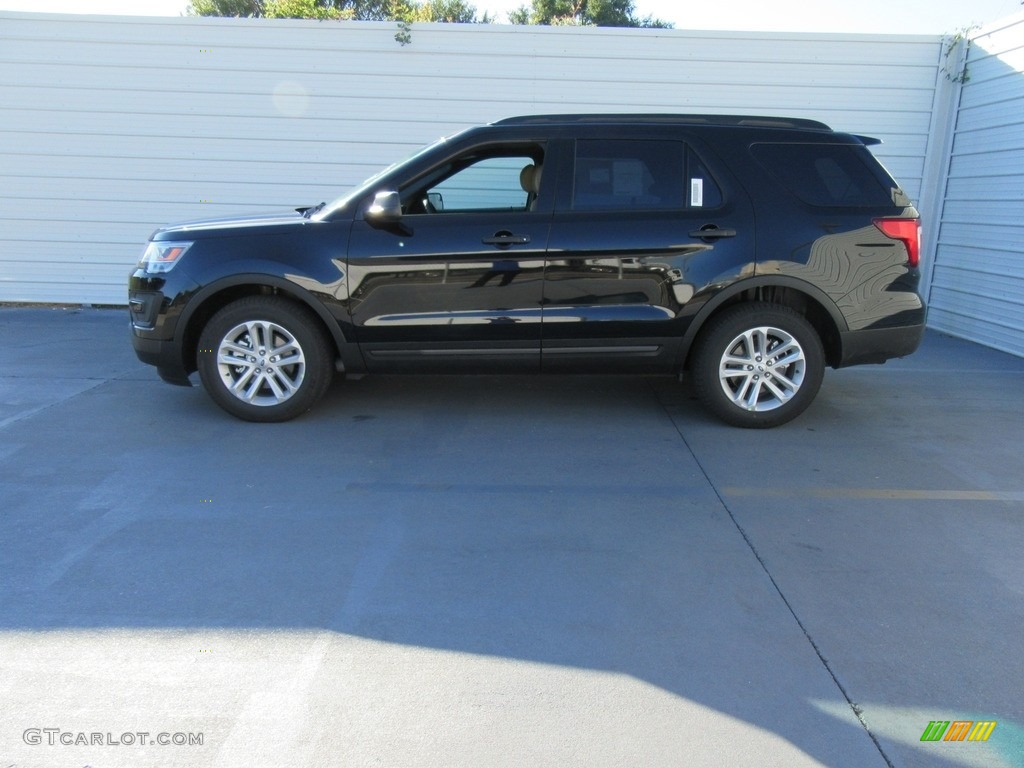 2017 Explorer FWD - Shadow Black / Medium Light Camel photo #6
