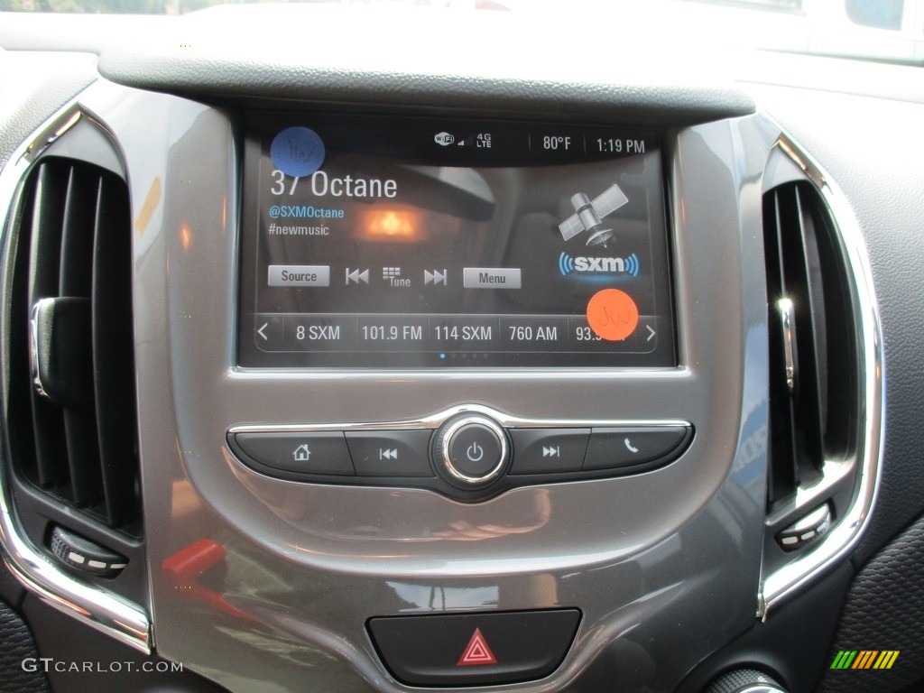 2017 Cruze LT - Mosaic Black Metallic / Jet Black photo #16