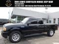 Black - Ranger XLT SuperCab 4x4 Photo No. 1