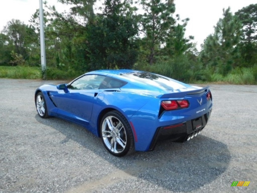 2016 Corvette Stingray Coupe - Laguna Blue Metallic / Gray photo #3