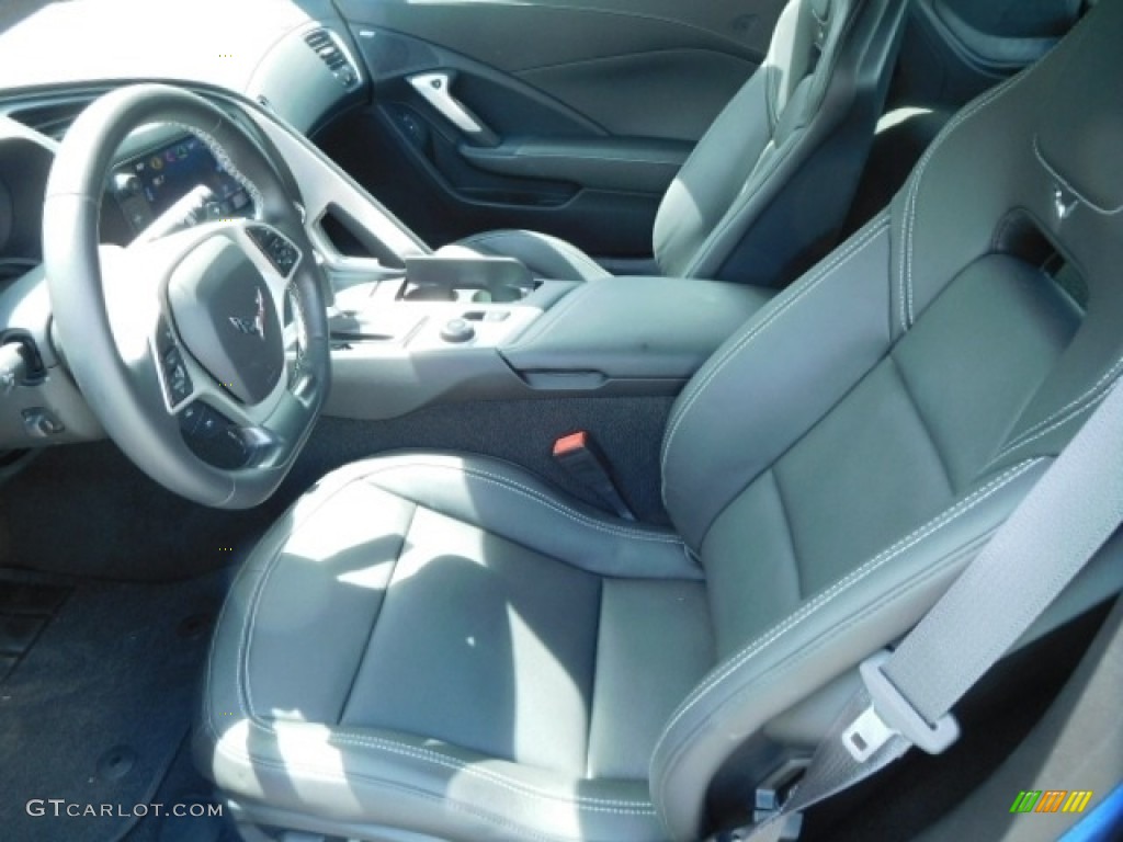 2016 Corvette Stingray Coupe - Laguna Blue Metallic / Gray photo #4