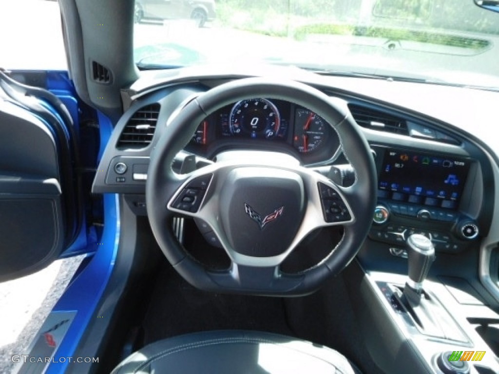 2016 Corvette Stingray Coupe - Laguna Blue Metallic / Gray photo #5
