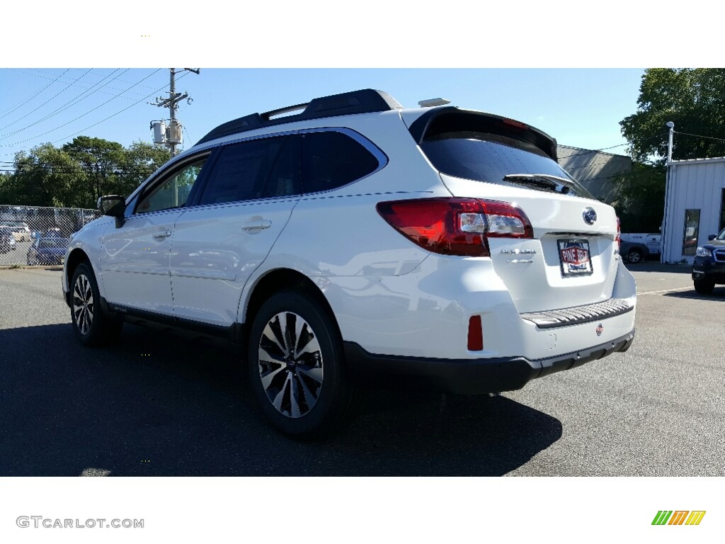 2017 Outback 2.5i Limited - Crystal White Pearl / Warm Ivory photo #4