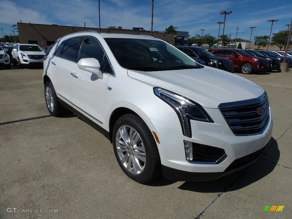 Crystal White Tricoat 2017 Cadillac XT5 Premium Luxury AWD Exterior Photo #115750861
