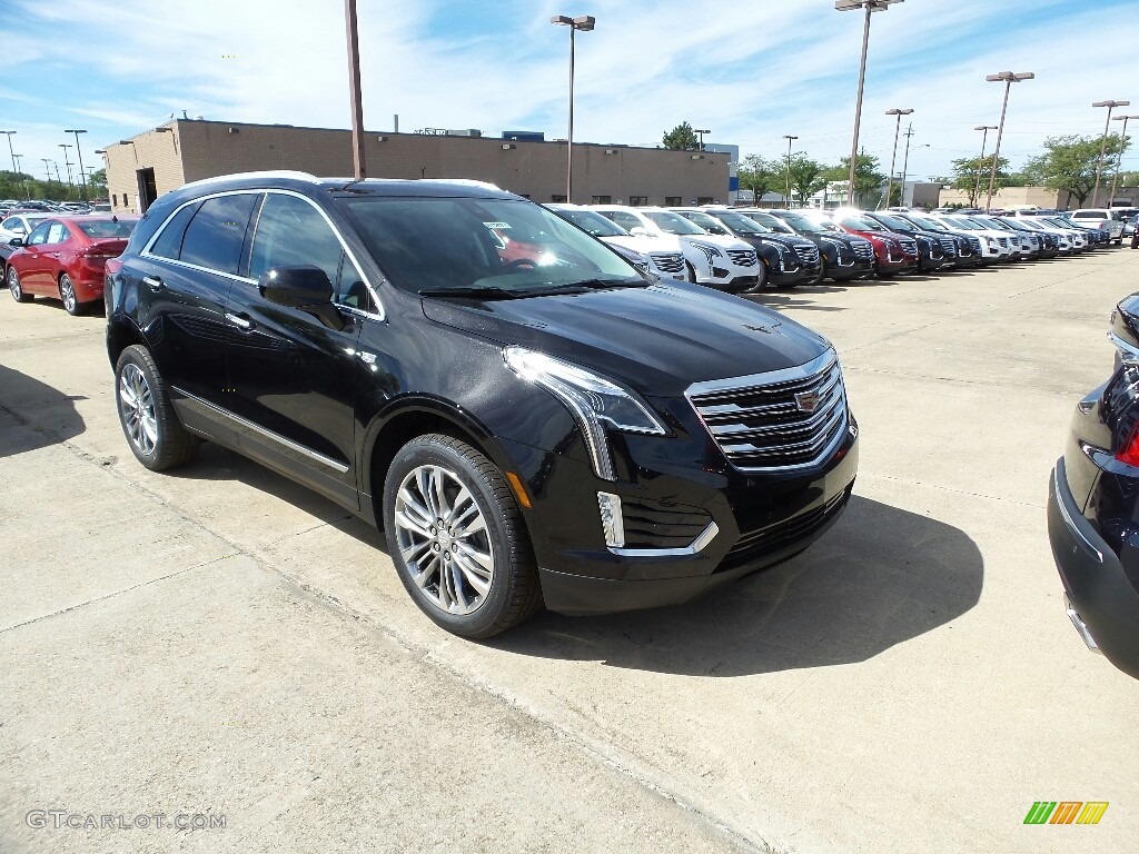 Stellar Black Metallic 2017 Cadillac XT5 Premium Luxury AWD Exterior Photo #115751593