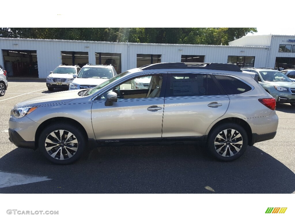 2017 Outback 3.6R Limited - Tungsten Metallic / Warm Ivory photo #3
