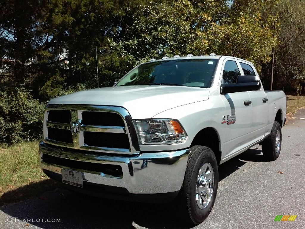 2017 2500 Tradesman Crew Cab 4x4 - Bright Silver Metallic / Black/Diesel Gray photo #2