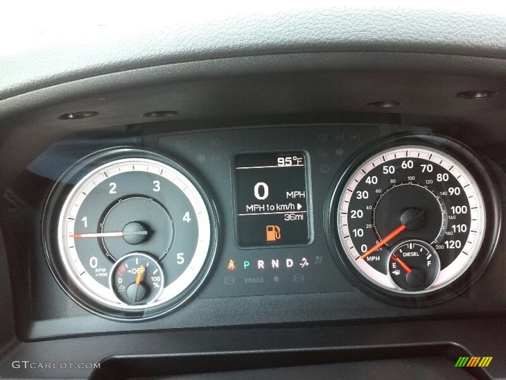 2017 Ram 2500 Tradesman Crew Cab 4x4 Gauges Photo #115752289