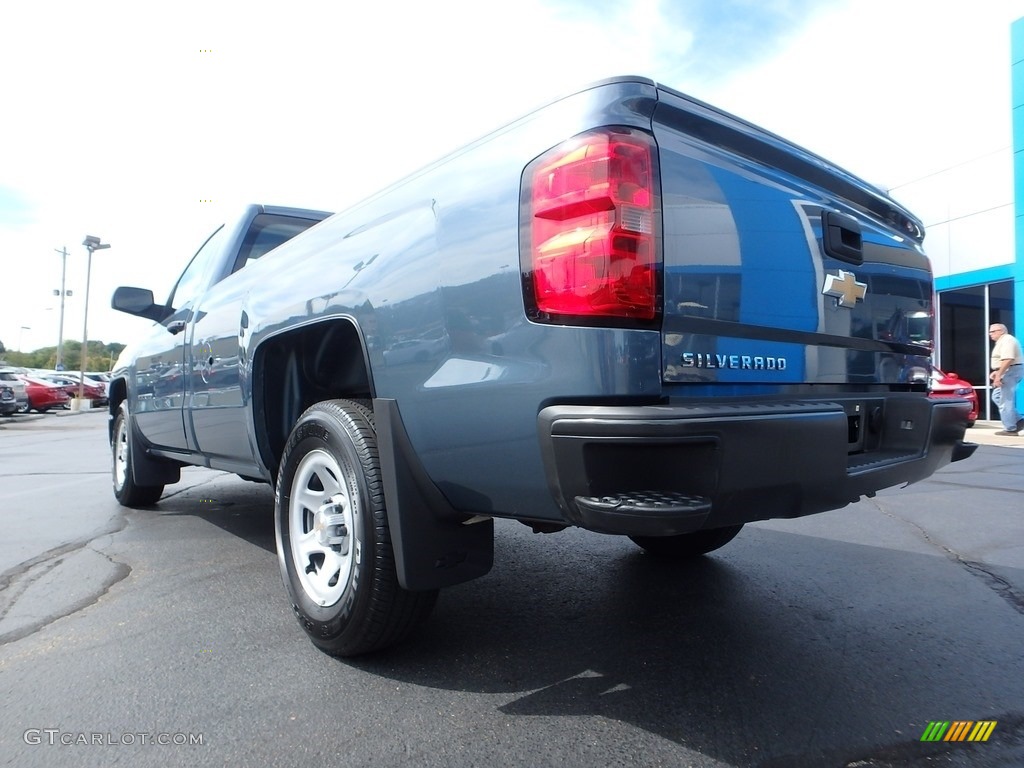 2014 Silverado 1500 WT Regular Cab - Blue Granite Metallic / Jet Black/Dark Ash photo #7