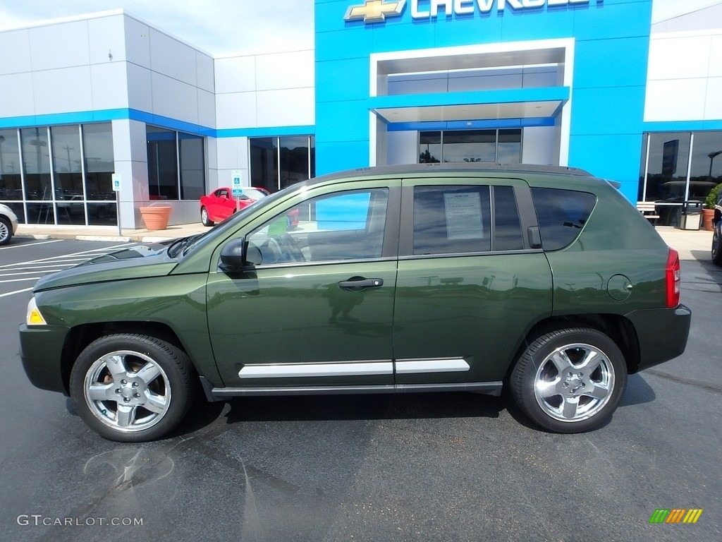 Jeep Green Metallic 2007 Jeep Compass Limited Exterior Photo #115754755