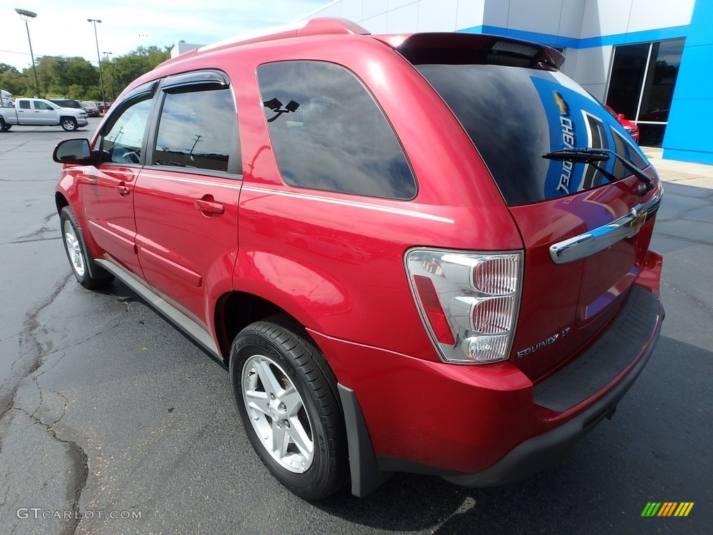 2006 Equinox LT AWD - Salsa Red Metallic / Light Cashmere photo #4