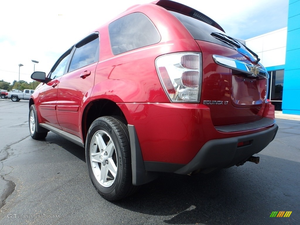 2006 Equinox LT AWD - Salsa Red Metallic / Light Cashmere photo #5