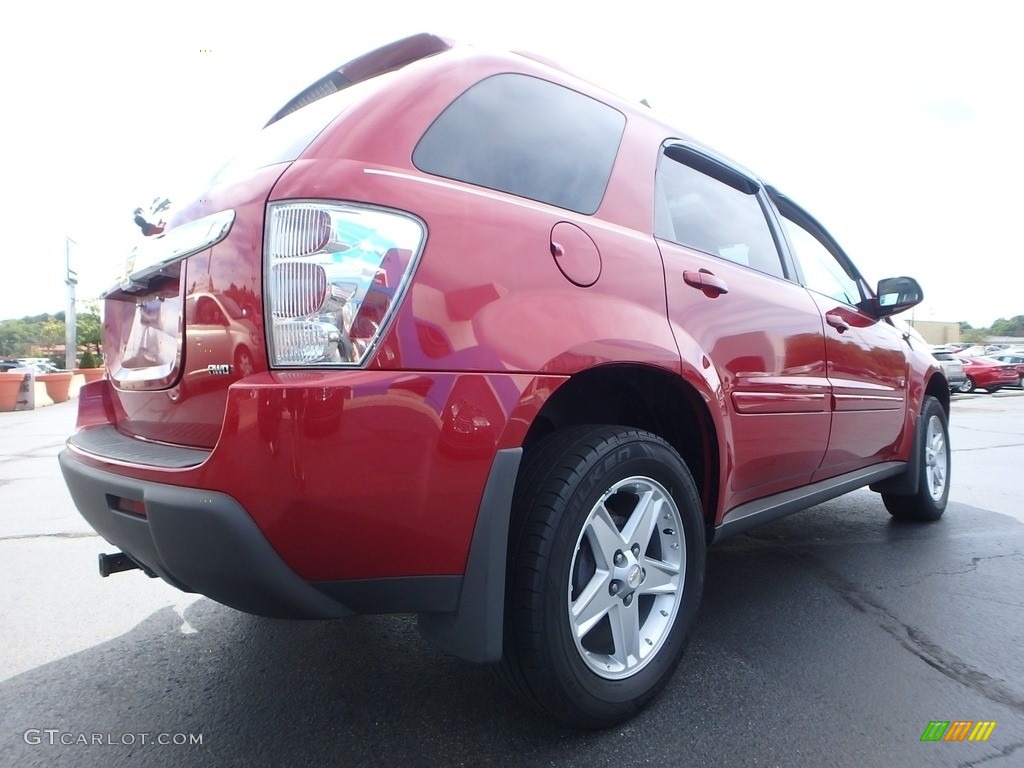 2006 Equinox LT AWD - Salsa Red Metallic / Light Cashmere photo #9